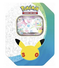 Sylveon ex tall 30th Celebration tin design reference – one empty tin supplied, pictured card NOT included