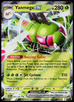 Yanmega ex 003/182, English - front