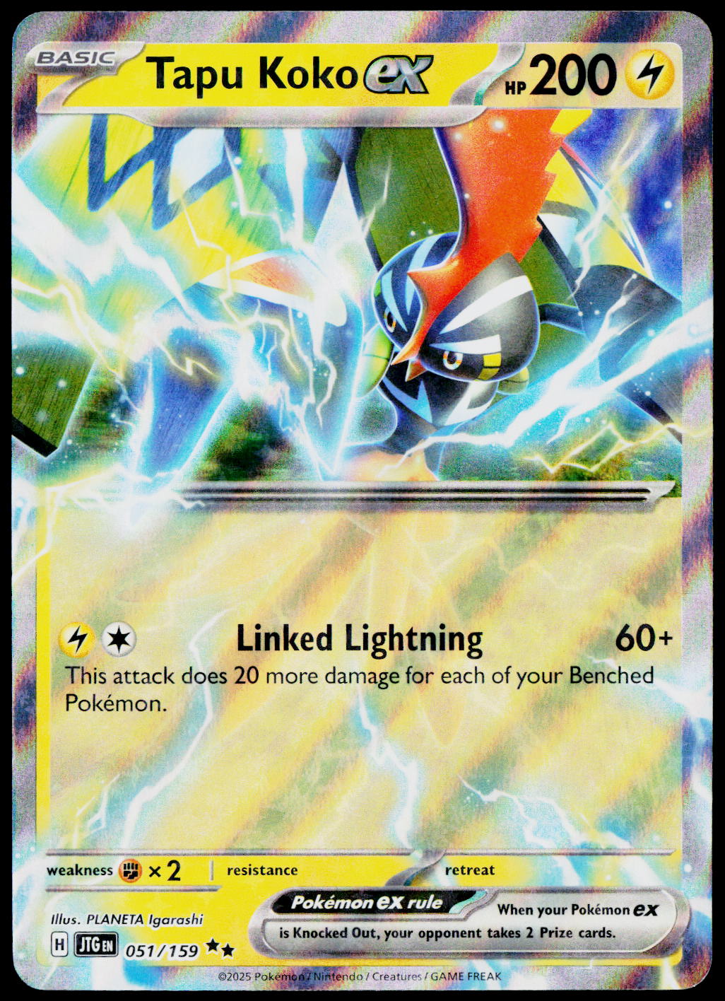 Tapu Koko ex 051/159, English - front