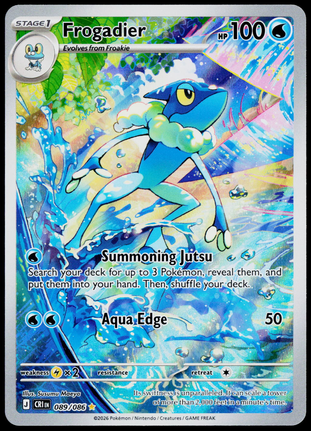 Frogadier 089/086, English - front
