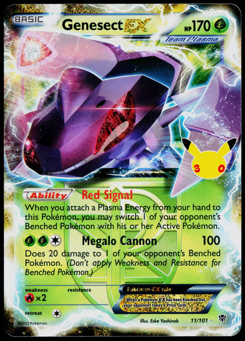 Genesect EX 11/101, English - front