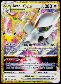 Arceus VSTAR 123/172, 30th Celebration – Classic Collection, English - front
