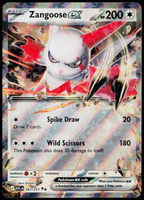 Zangoose ex 167/217, Ascended Heroes, English - front