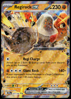 Regirock ex 101/182, Destined Rivals, English - front