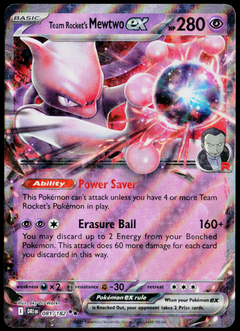 Team Rocket's Mewtwo ex 081/182, Destined Rivals, English - front