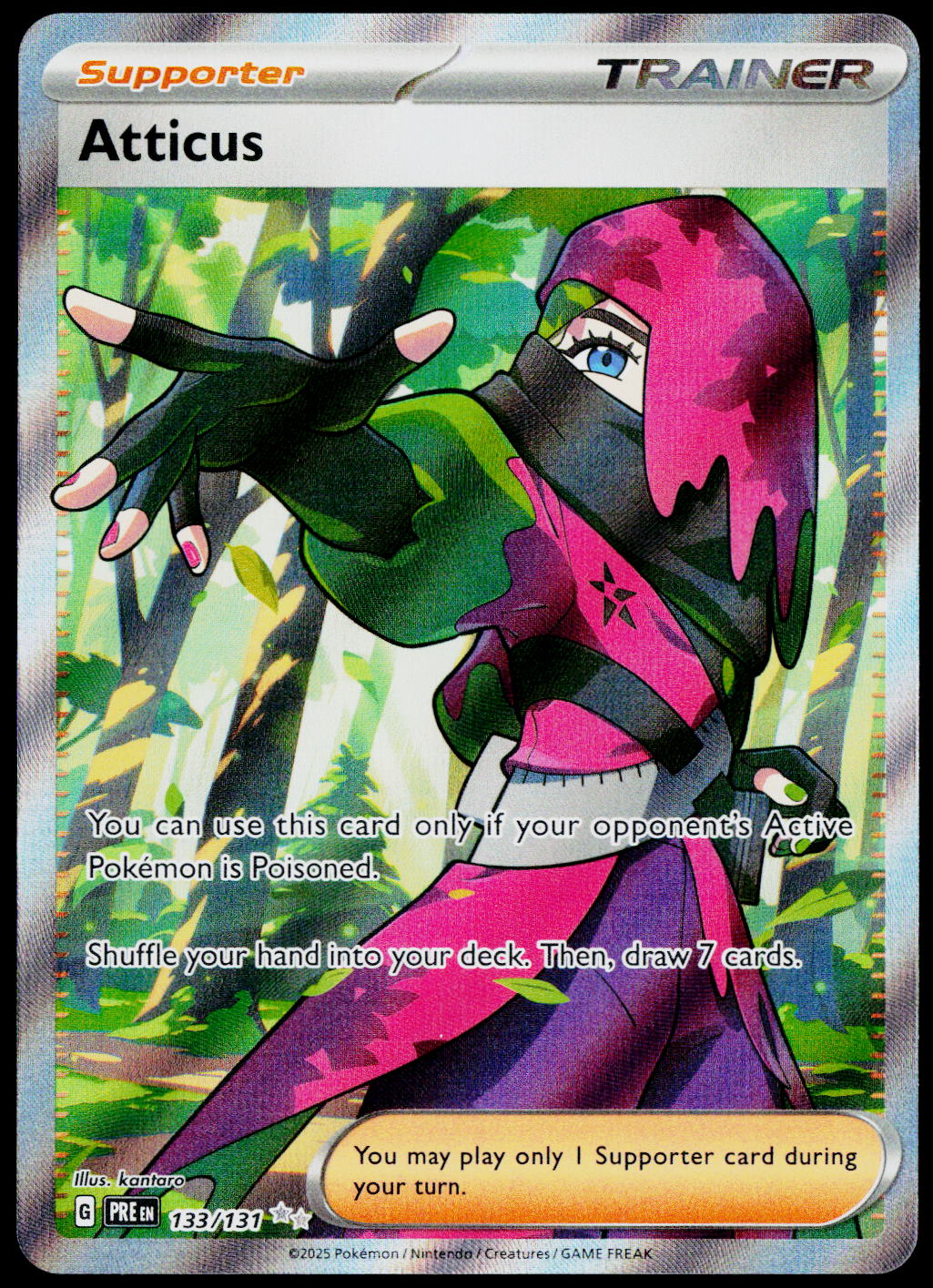 Atticus 133/131, Prismatic Evolutions, English - front