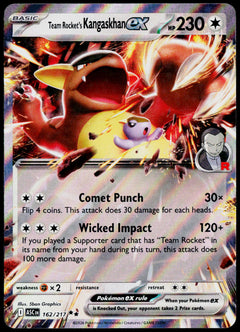 Team Rocket's Kangaskhan ex 162/217, Ascended Heroes, English - front