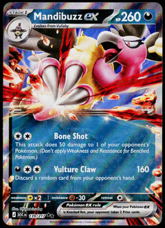 Mandibuzz ex 139/217, Ascended Heroes, English - front