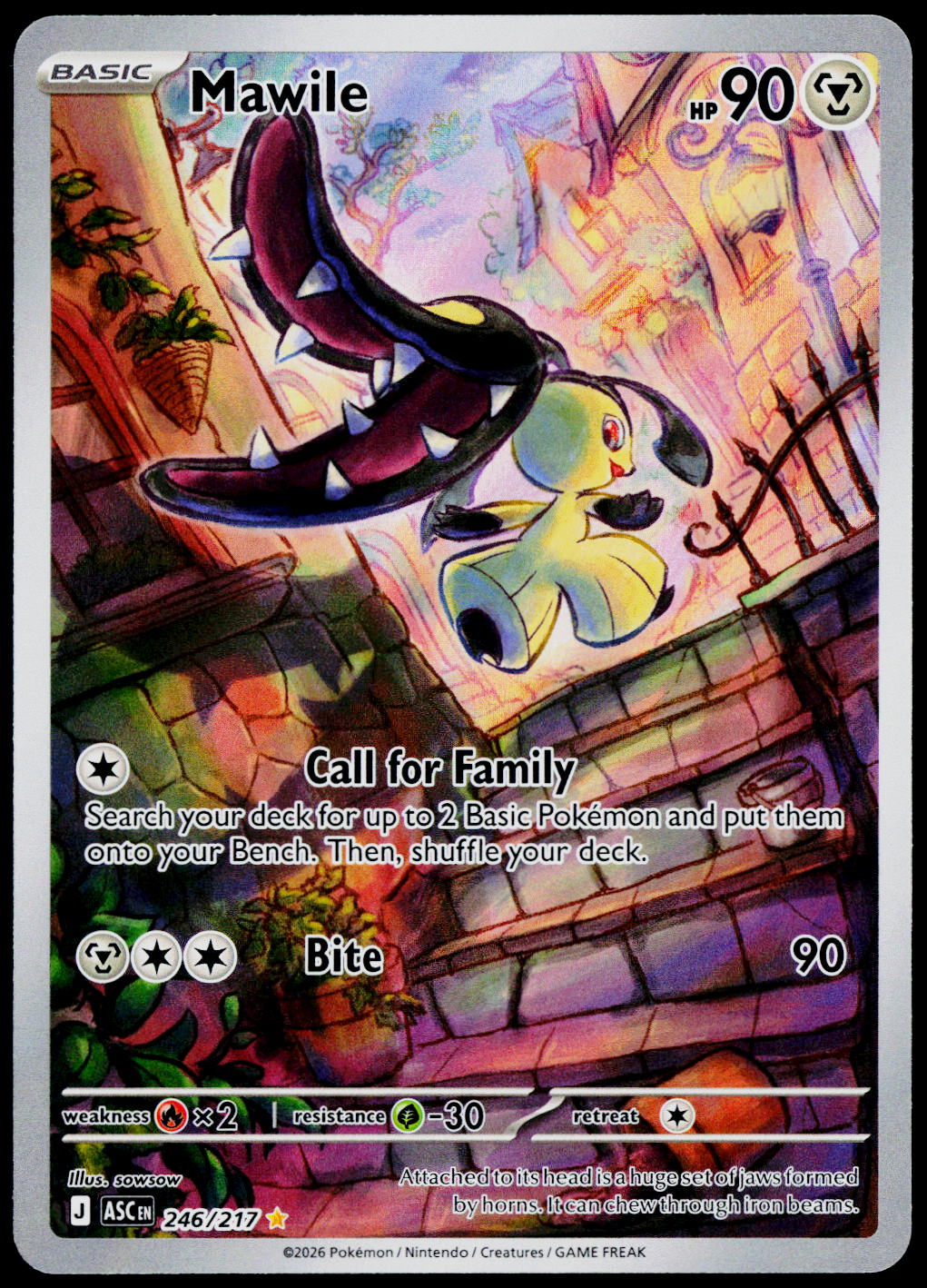 Mawile 246/217, Ascended Heroes, English - front