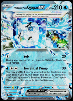 Wellspring Mask Ogerpon ex 027/131, Prismatic Evolutions, English - front