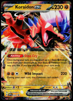 Koraidon ex 029, Scarlet & Violet Black Star Promos, English - front