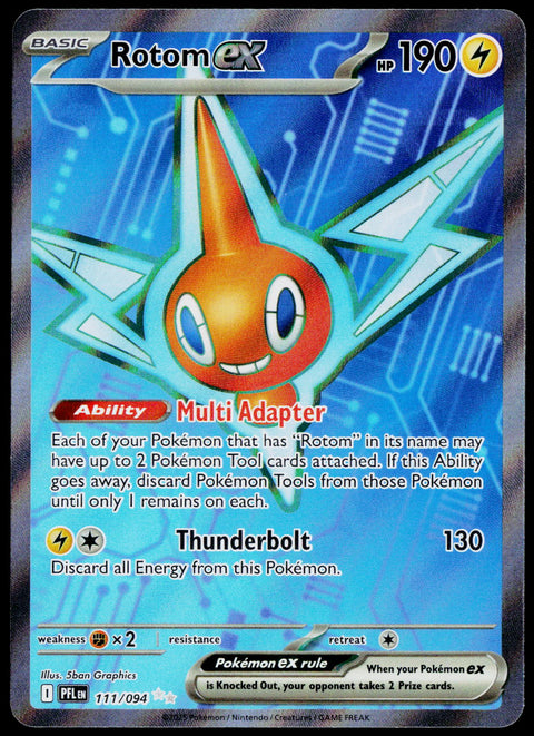 Rotom ex 111/094, Phantasmal Flames, English - front