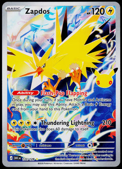Zapdos 133/128, 30th Celebration, English - front