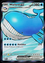 Wailord ex 097/084, Pitch Black, German - front