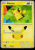 Original Ricoh fi-8170 scan of Pikachu 027/128, 30th Celebration, English — front