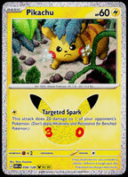 Original Ricoh fi-8170 scan of Pikachu 038/128, 30th Celebration, English — front