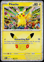 Original Ricoh fi-8170 scan of Pikachu 040/128, 30th Celebration, English — front