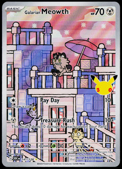 Original Ricoh fi-8170 scan of Galarian Meowth 141/128, English — front