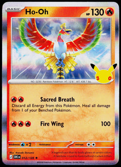 Ho-Oh 012/128 - 30th Celebration - English - Near Mint - original front scan