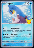 Lapras 017/128 - 30th Celebration - English - Near Mint - original front scan