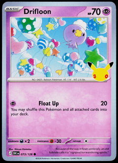 Drifloon 073/128 - 30th Celebration - English - Near Mint - original front scan