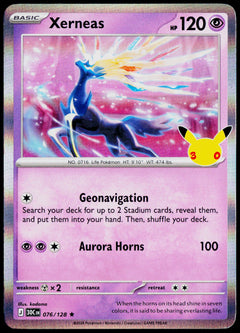 Xerneas 076/128 - 30th Celebration - English - Near Mint - original front scan