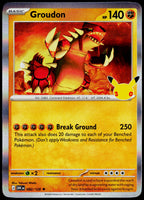 Groudon 082/128 - 30th Celebration - English - Near Mint - original front scan