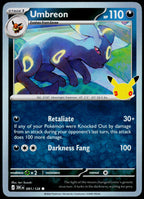 Umbreon 091/128 - 30th Celebration - English - Near Mint - original front scan