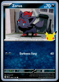 Zorua 095/128 - 30th Celebration - English - Near Mint - original front scan