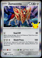 Zamazenta 107/128 - 30th Celebration - English - Near Mint - original front scan