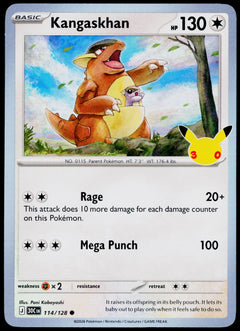 Kangaskhan 114/128 - 30th Celebration - English - Near Mint - original front scan
