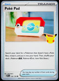Poké Pad 126/128 - 30th Celebration - English - Near Mint - original front scan
