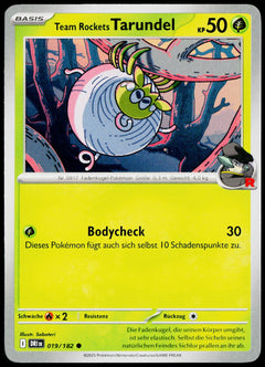 Team Rocket's Tarountula 019/182 German - original scanned front