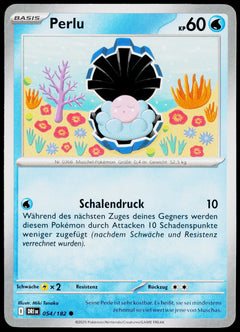 Clamperl 054/182 German - original scanned front