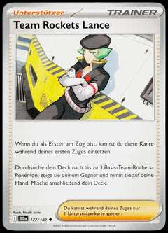 Team Rocket's Proton 177/182 German - original scanned front