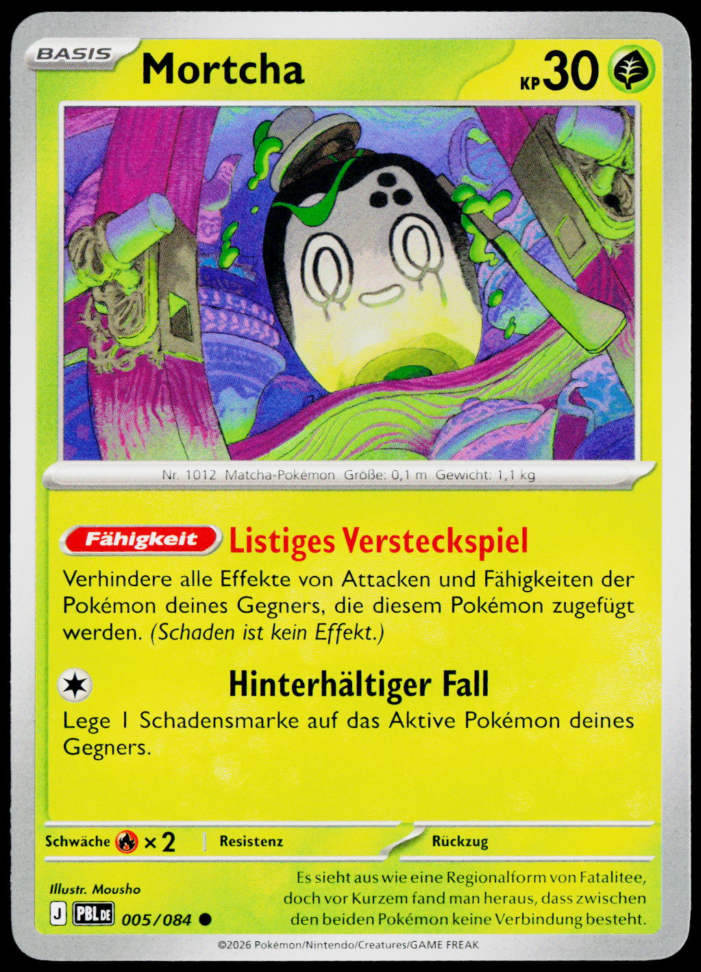 Poltchageist 005/084 German - original scanned front