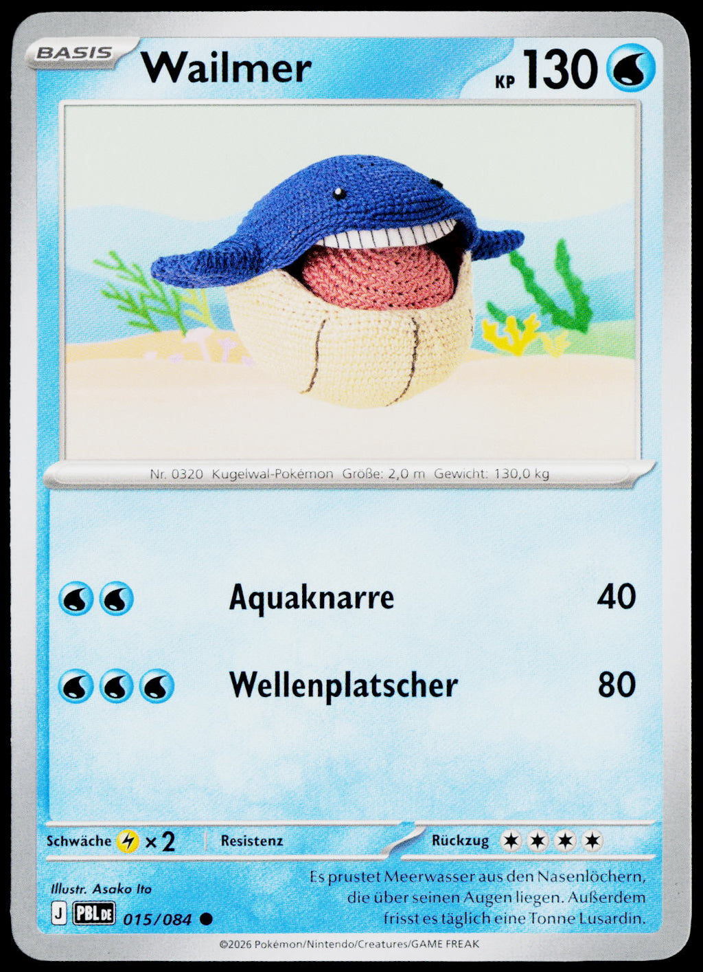 Wailmer 015/084 German - original scanned front