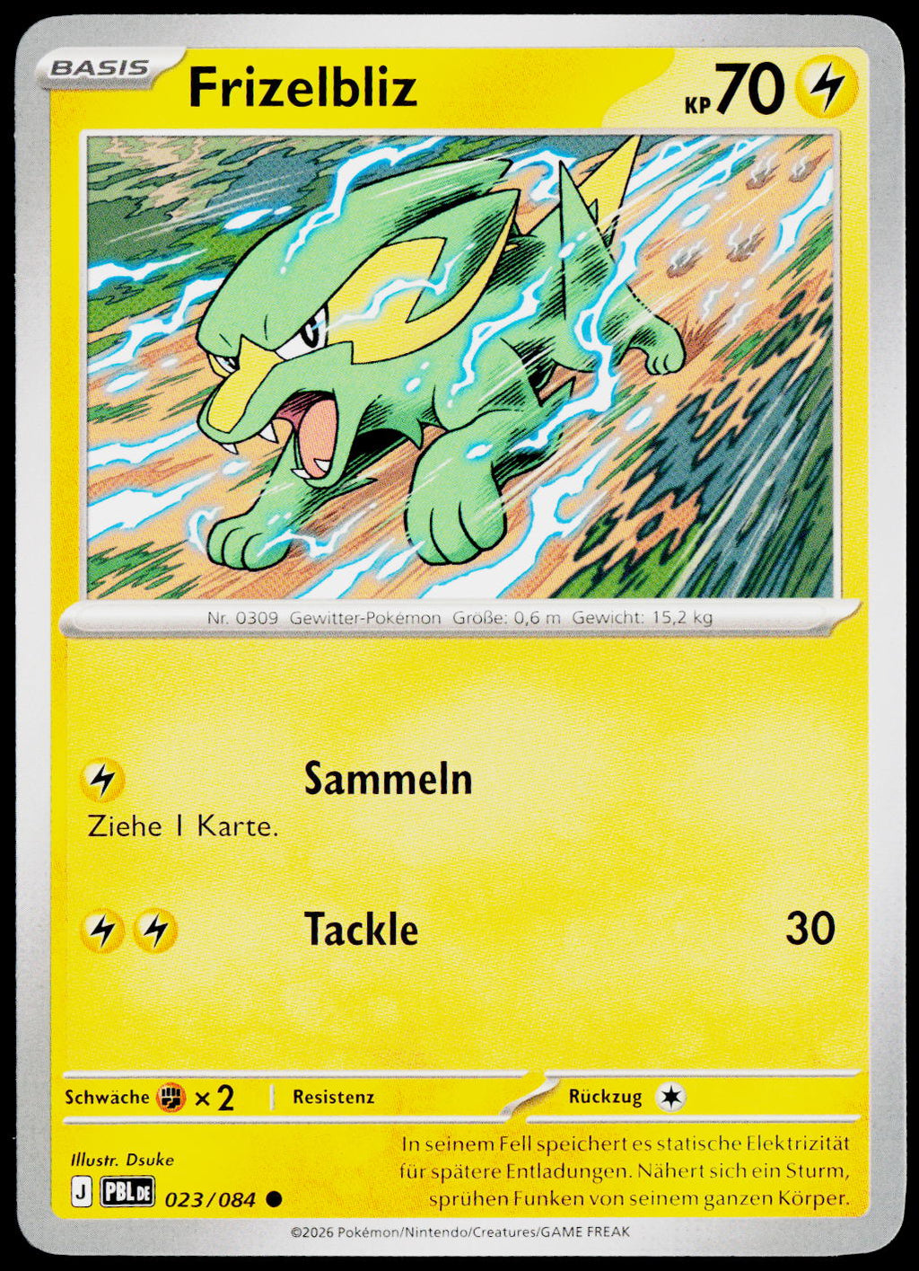 Electrike 023/084 German - original scanned front