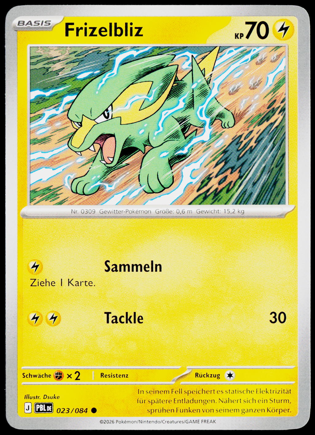 Electrike 023/084 German - original scanned front