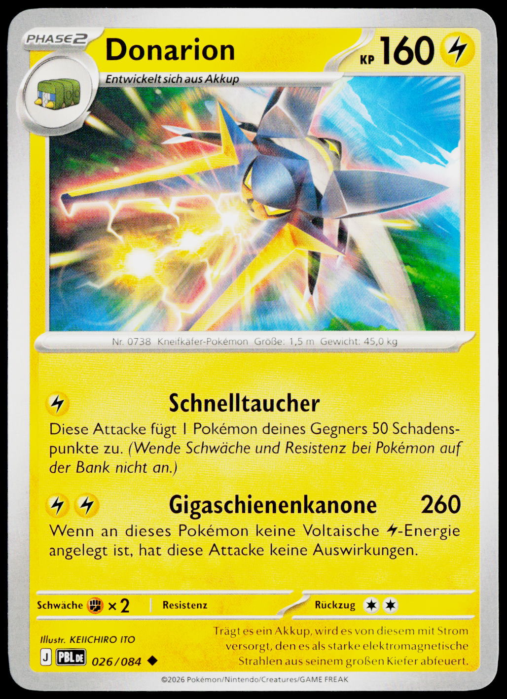 Vikavolt 026/084 German - original scanned front