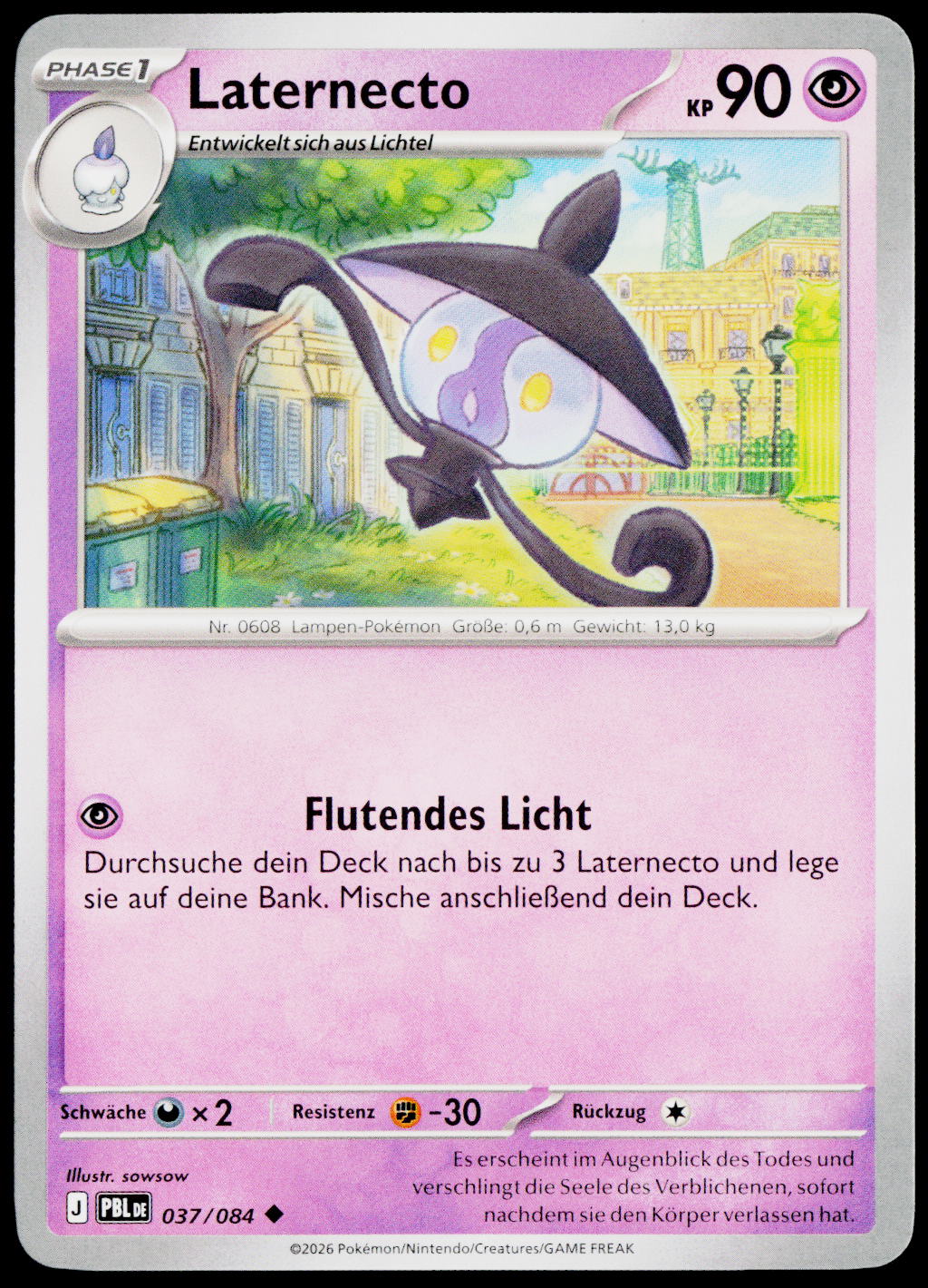 Lampent 037/084 German - original scanned front