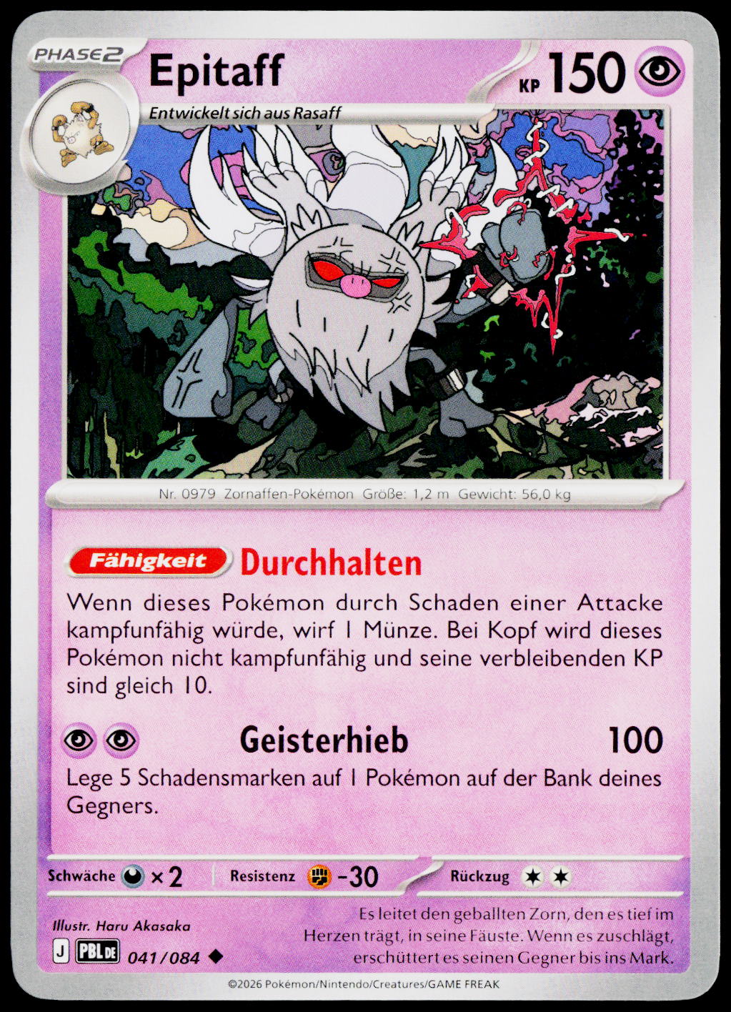 Annihilape 041/084 German - original scanned front
