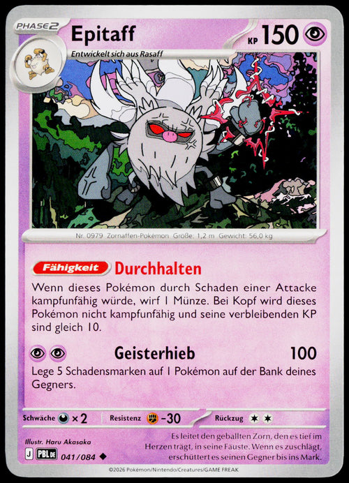 Annihilape 041/084 German - original scanned front