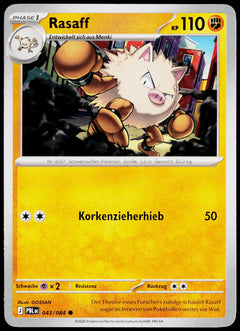 Primeape 043/084 German - original scanned front