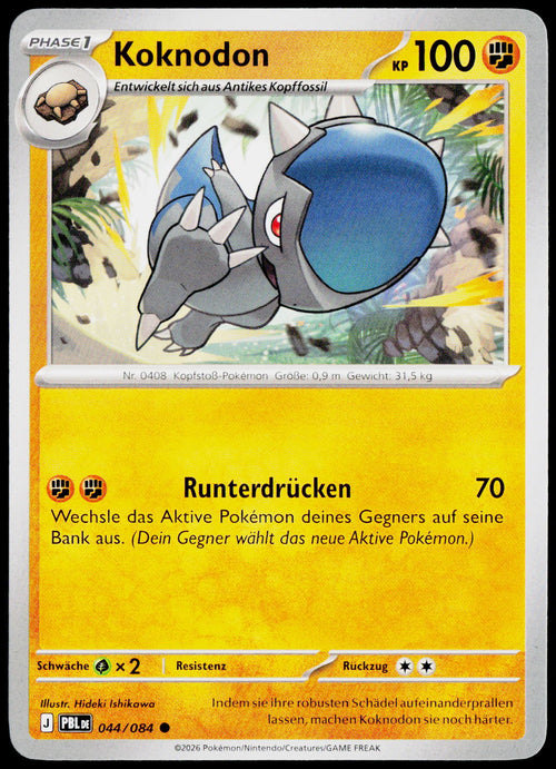 Cranidos 044/084 German - original scanned front