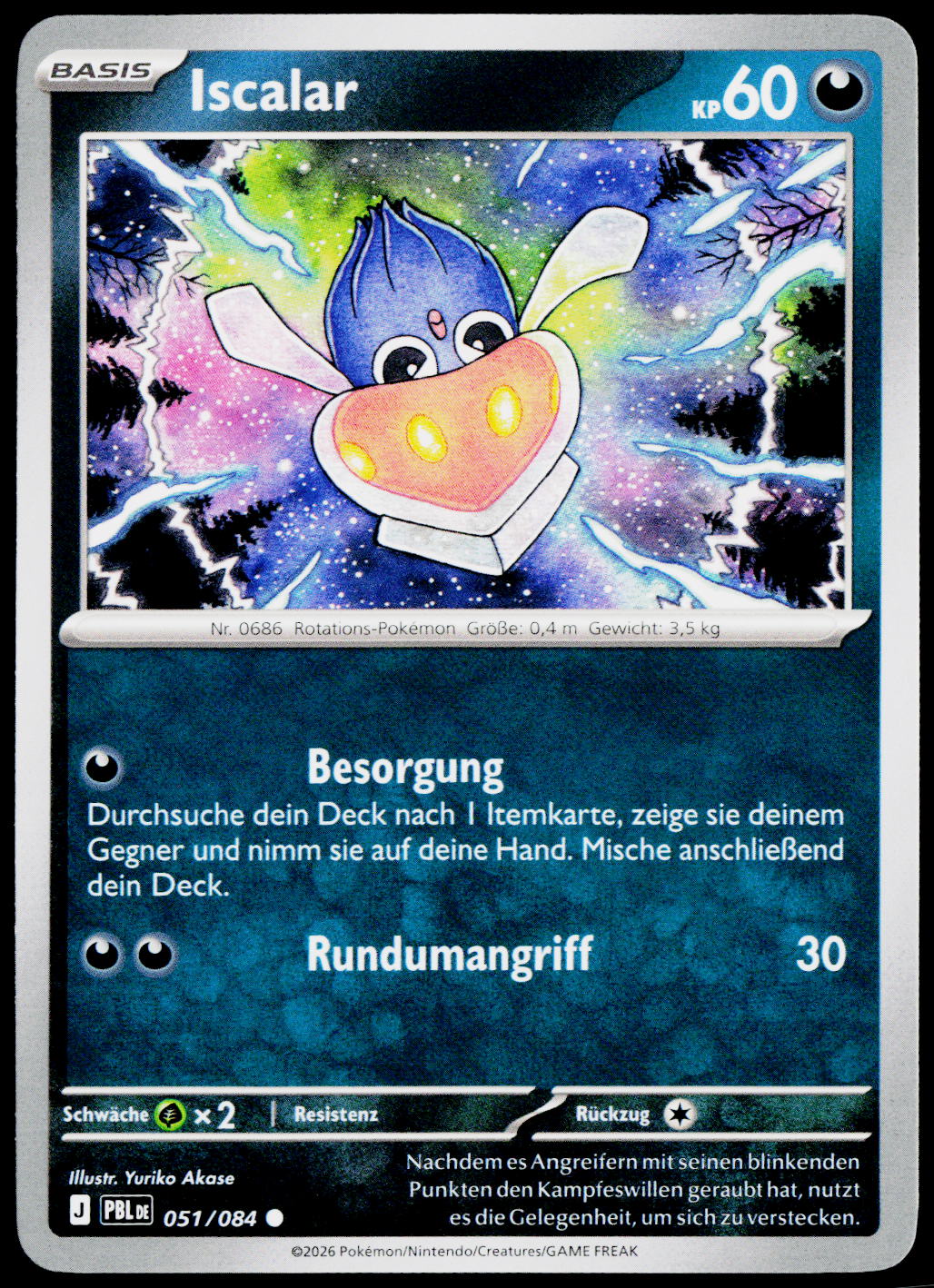 Inkay 051/084 German - original scanned front