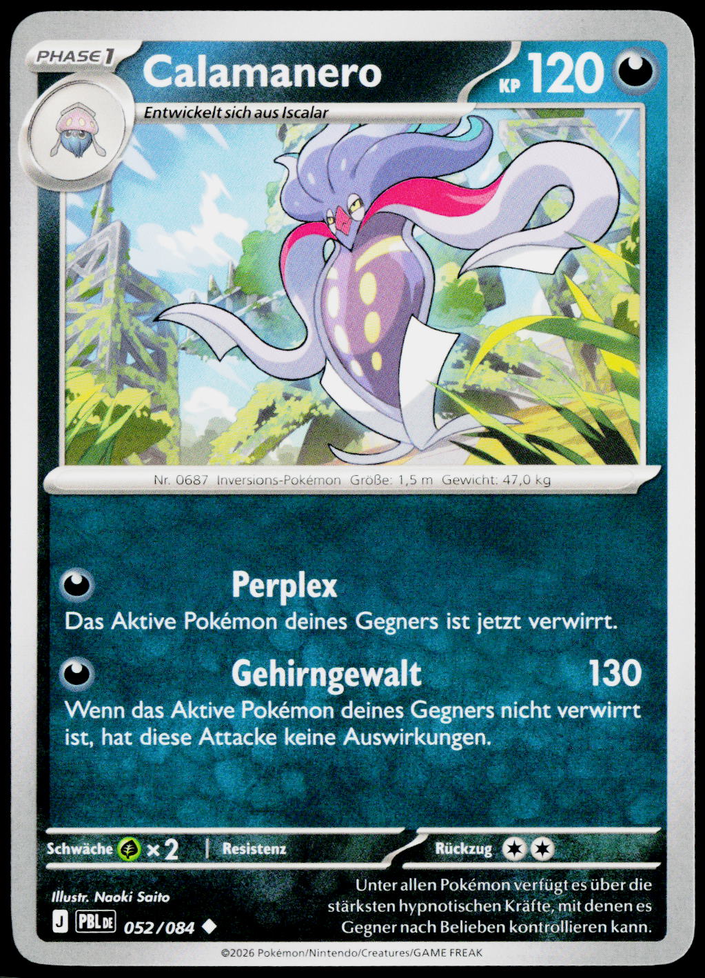 Malamar 052/084 German - original scanned front