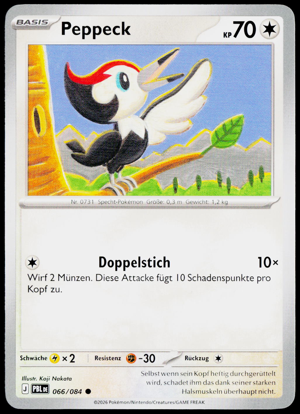 Pikipek 066/084 German - original scanned front
