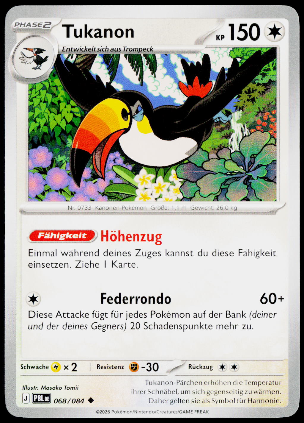 Toucannon 068/084 German - original scanned front