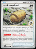 Antique Armor Fossil 072/084 German - original scanned front